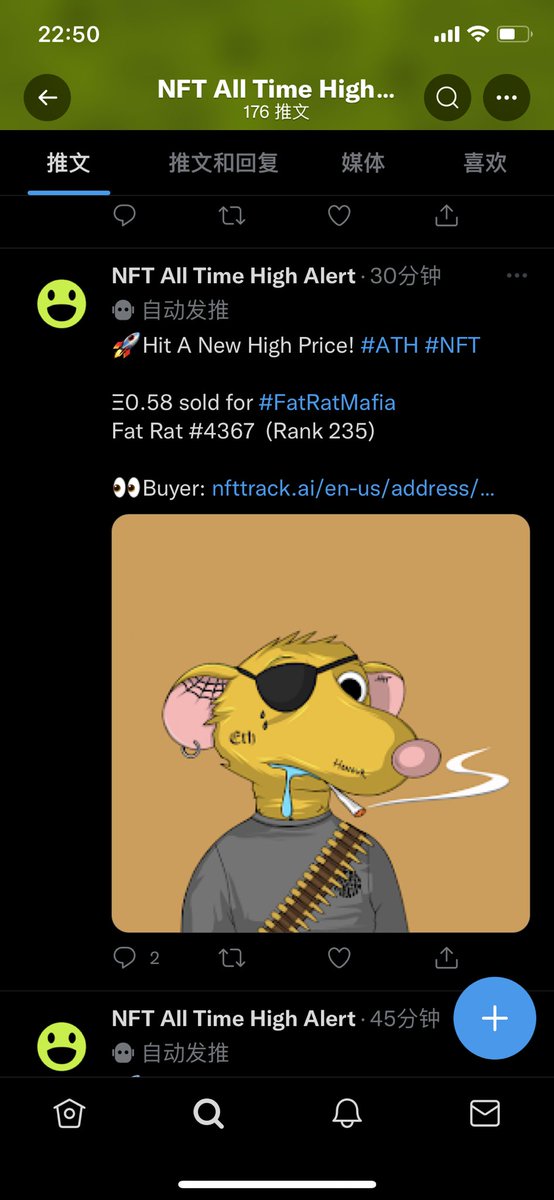 GumpOnchain's tweet photo. 0xBC3A956a05808799f3Ef9b1B1eeEEC56F8d89e21 this guy is sweeping Fat Rat Mafia。#NFT #sweepalert #fatratmafia https://t.co/RMNEPxxBkl