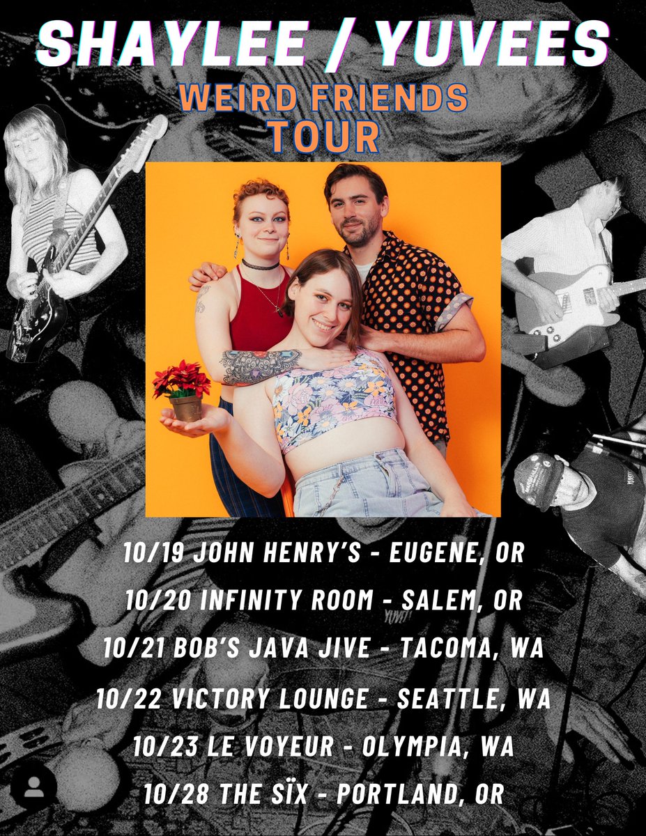 Kill Rock Stars is thrilled to announce @Shayleeband is hitting the road with Yuvees this October for their WEIRD FRIENDS Tour! + Check out Shaylee's newest single 'Clearwater' out now on KRS here: pocp.co/clearwater