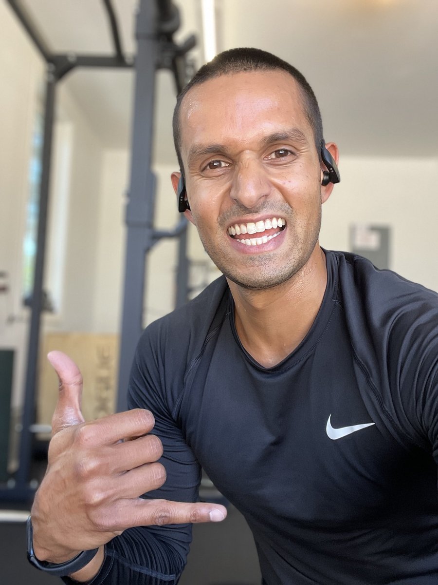 HALF OF A DECADE with my coach on Future! 🤙

Over 5 years:
• <a href="/jrmandal/">Jenny Mandal</a> &amp; I had TWO kids
• Moved twice
• <a href="/jsmaria/">Justin Santamaria</a> &amp; I built Future
• Raised >$100m
• Global pandemic

Thanks to coach <a href="/KurtisRayfield/">Kurtis Rayfield, PT, DPT</a> I’ve averaged 30 mins/day through it all &amp; I’m in the best shape of my life