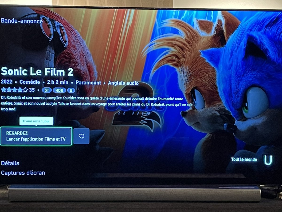 youn38's tweet photo. @XboxFR bonjour normal que ce film en location ne dispose que de l’anglais ? La bande annonce étant en français je ne me suis pas méfié mais en voulant le mettre pour regarder avec mon fils je me suis aperçu qu’il n’y avait que l’audio anglais. Comment perdre 5€ https://t.co/qkZqNXTM32