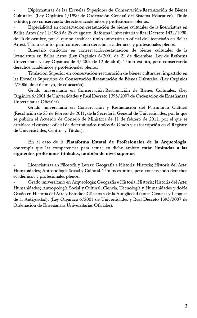ACRE y PEPA (Plataforma Estatal de Profesionales de la Arqueología) NOS UNIMOS PARA DENUNCIAR
EL INTRUSISMO PROFESIONAL QUE SUFRE UN SECTOR
ABANDONADO POR LA ADMINISTRACIÓN #RegulaciónYa
#SosPatrimonio 
#RegulaciónCR
<a href="/ArqueoPEPA/">Plataforma Estatal de Profesionales de Arqueología</a> 
<a href="/culturagob/">Ministerio de Cultura</a>