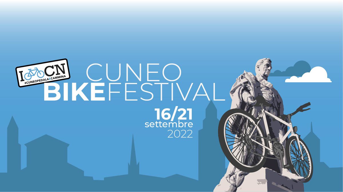 Dal 16 al 21 settembre torna il “Cuneo Bike Festival”  - Comune di Cuneo - Portale Istituzionale comune.cuneo.it/news/dettaglio…
<a href="/ParcoGessoStura/">Parco fluviale Gesso e Stura</a> <a href="/VisitCuneese/">Visit Cuneese</a>