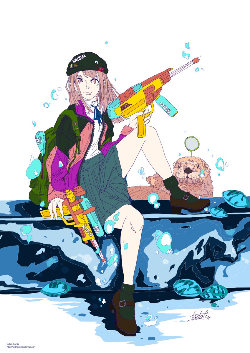 「カルフォルニアラッコ 。 」|ただちしゅんたのイラスト