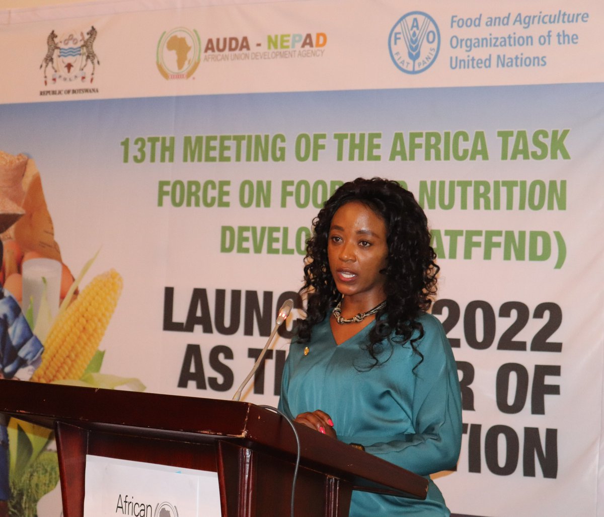 FAOBotswana's tweet photo. #HappeningNow
Today the @BWGovernment in partnership with @FAOBotswana @_AfricanUnion @NEPAD_Agency brings together key stakeholders and delegates to 🇧🇼 #Gaborone for the 13th Meeting of the Africa Task Force on Food &amp; Nutrition Development  #ATFFND https://t.co/4NwHmC0ro6