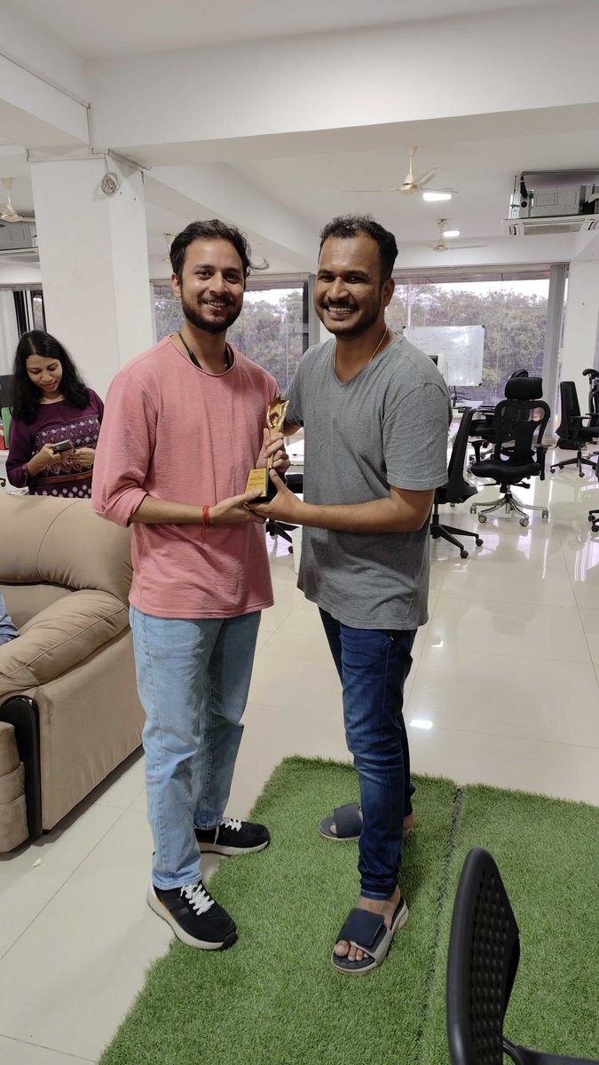 design_string's tweet image. Recognizing our champions @HarshaVNayak1 @Abhishe21795013 for their outstanding performance, committed attitude, and willingness to do whatever it takes.
Congratulations on your excellent work & Thank You For Going Above And Beyond.