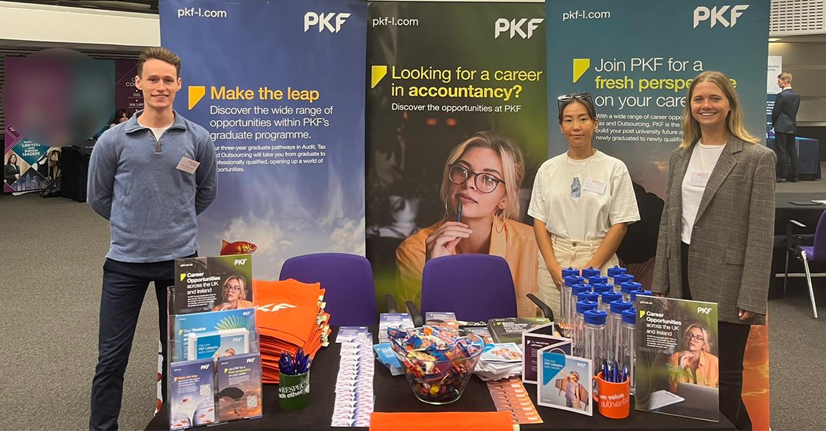 Our early careers team and trainees are excited to meet graduates looking to kickstart their career in accountancy. Come by and see us on Stand 73 <a href="/brightnetwork/">Bright Network</a> Festival to find out more about the  opportunities available at PKF or visit our website👉bit.ly/3Bk2wtX #PKF