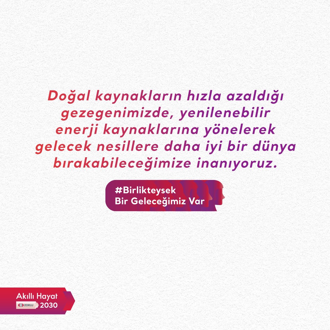 Zorlu Holding tweet media