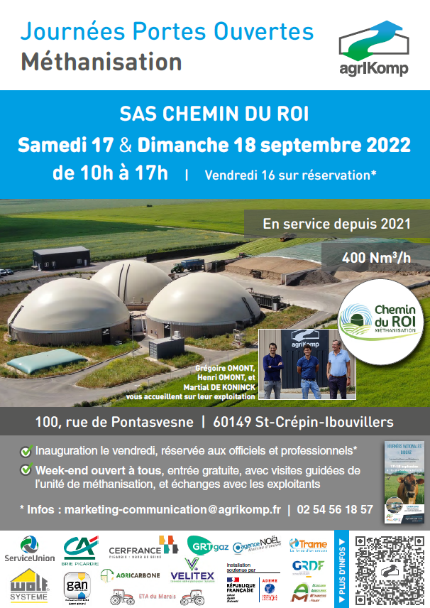 Velitex_SAS's tweet photo. Retrouvez nous sur l'unité de #méthanisation Chemin du Roi dans l'Oise (60) vendredi prochain (16/09). 
Nous présenterons nos solutions directement utilisées sur les silos d'#ensilage, une occasion de démontrer l'importance du #bâchage des intrants dédiés à la méthanisation 🙂 https://t.co/JibkVFoVBI