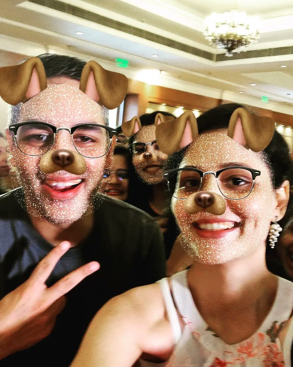 sameera_s_rao's tweet photo. : Chilling with Ankur Warikoo, as one does. π§‘πΆπ
#FunGuy #DogFilter #VedicaScholars #BackToSchool https://t.co/meMDobN109