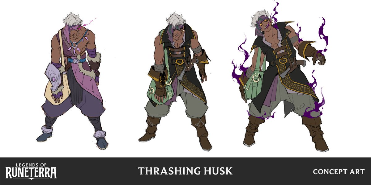 Jumaralo Hex on Twitter: "Thrashing Husk Concept Art - Legends of