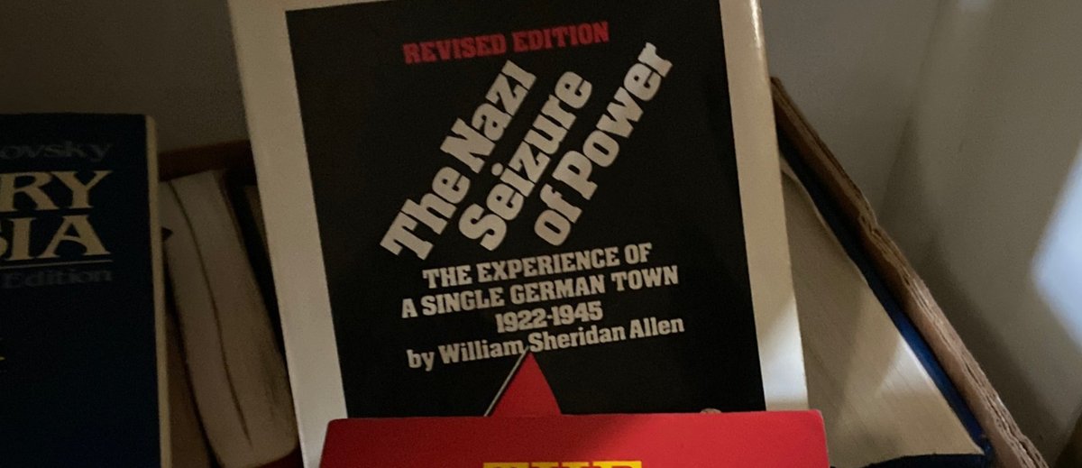 TedInJest's tweet photo. Went through my storage boxes. Couldn't find the unauthorized biography of Trump I got for $1 at Waldenbooks in 1996 but did get reminded that I only had one teacher or professor born AFTER me. That was @jwstauff for Weimar Republic.
#LittleKnownFactAboutMe https://t.co/VhUGYoA5wn