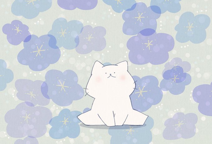 「花 白い猫」のTwitter画像/イラスト(新着)｜5ページ目