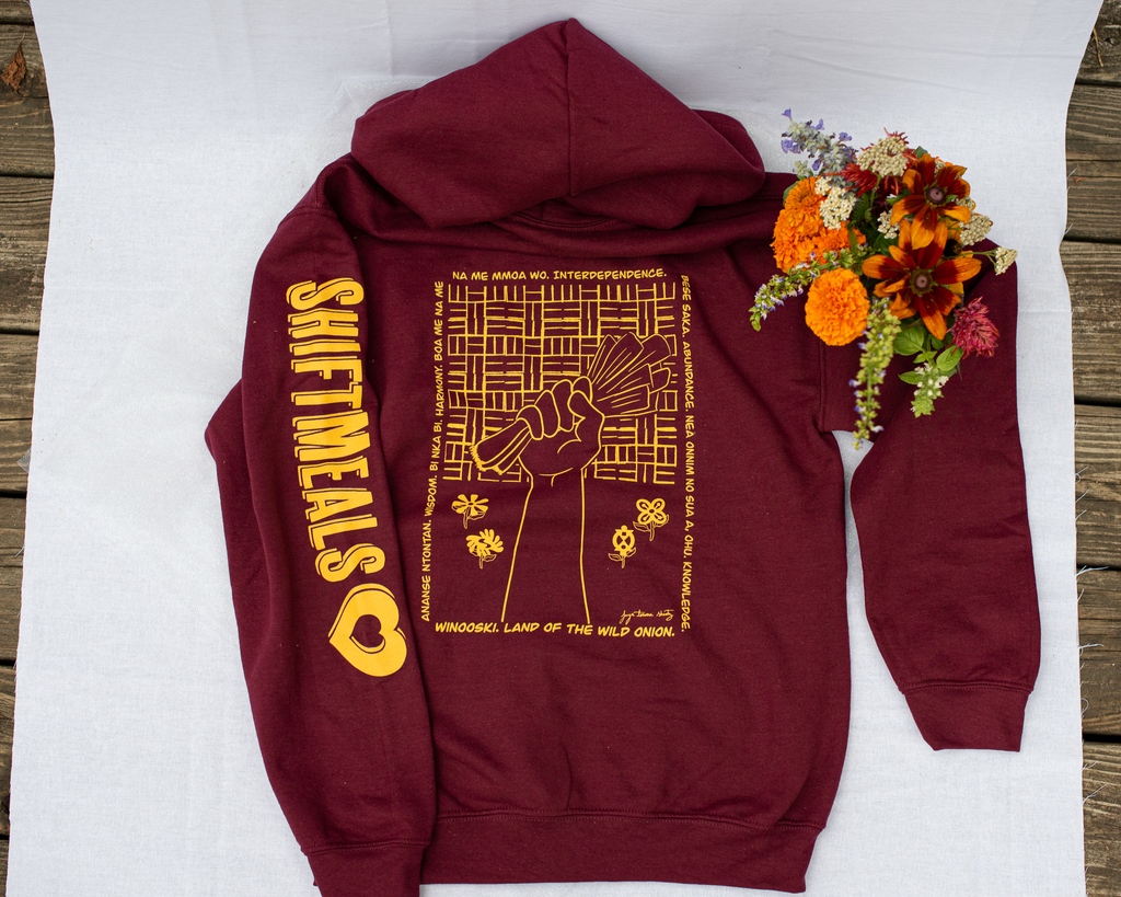 Community supporting community❤️💪 ShiftMeals provides nourishing meals and gardens for those in need.

Help us support ShiftMeals and their valuable mission by purchasing a limited edition ShiftMeal hoodie! Available at your local SP or online! 🥰 

l8r.it/A4aI