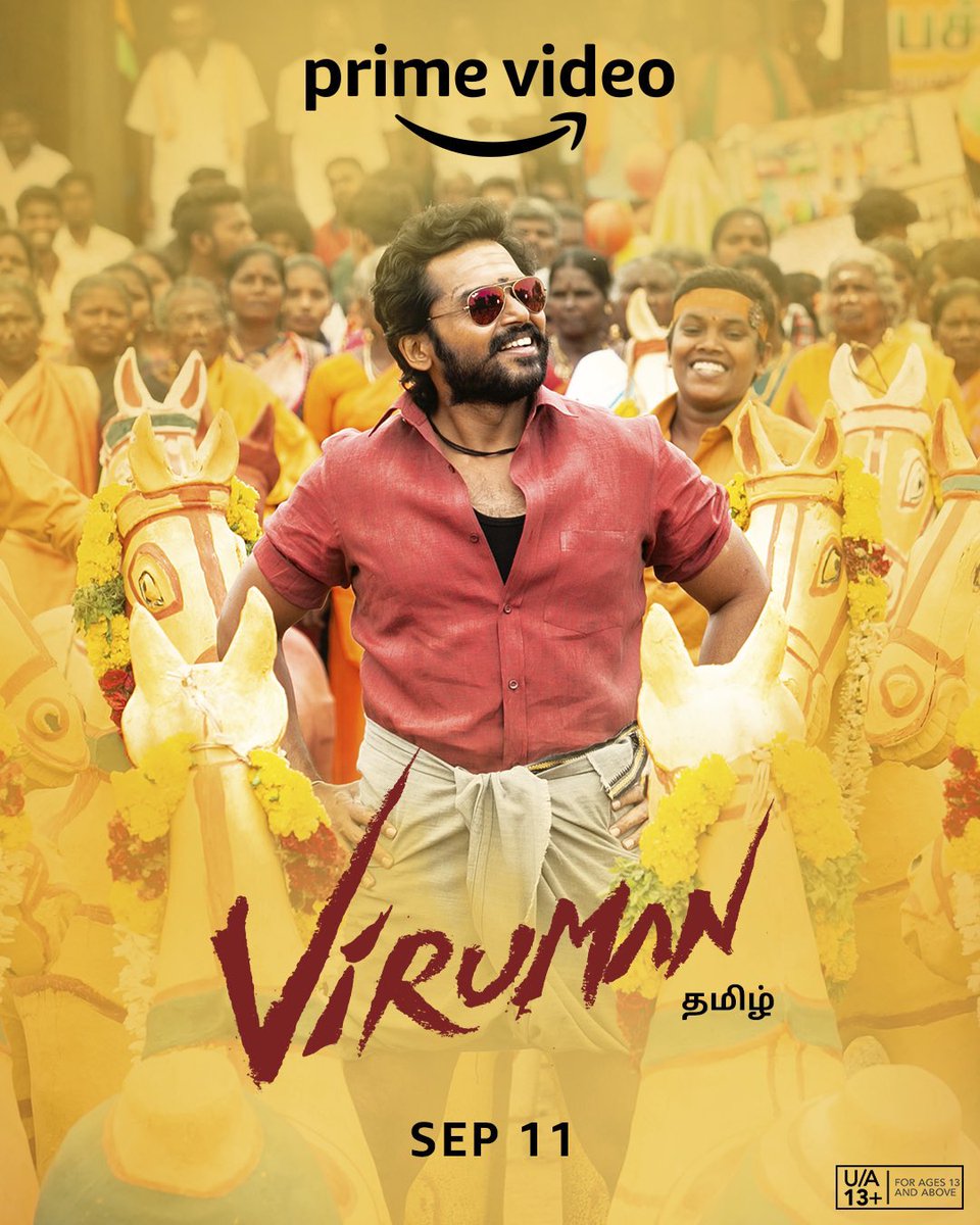 U1FCSalem's tweet photo. blazing through your feed with all the right emotions
#VirumanOnPrime, Sept 11

A @thisisysr Musical
#YuvanShankarRaja #YSR #U1 #U1FCSalem https://t.co/MG2DeO99Pu