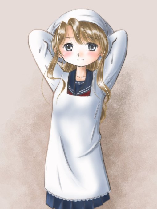 割烹着のtwitterイラスト検索結果