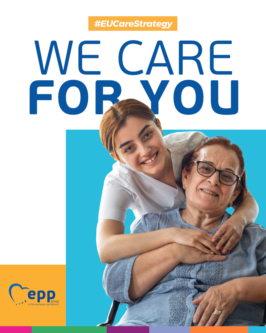 Important step to improve conditions for carers and those receiving care in Europe.

The <a href="/EU_Commission/">European Commission</a> just launched its #EUCareStrategy, for which we have been long advocating.
👉To improve infrastructure
👉To create jobs and boost gender equality

Read: epp.group/ntrth6