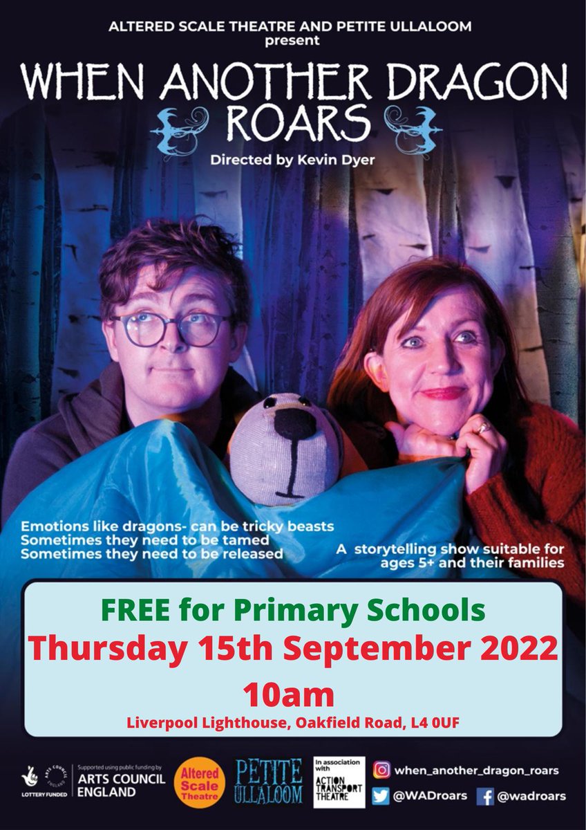 LivLighthouse's tweet photo. When Another Dragon Roars FREE tickets available for Primary School Children in Liverpool. Multiple class booking is available. Contact: kelsey.cullen@liverpoollighthouse.com to book your school now!
@WhitefieldPS @svpliverpool @StJohns_Baldock @FaithPrimary @LiscardPrimary https://t.co/pbceJmWaih
