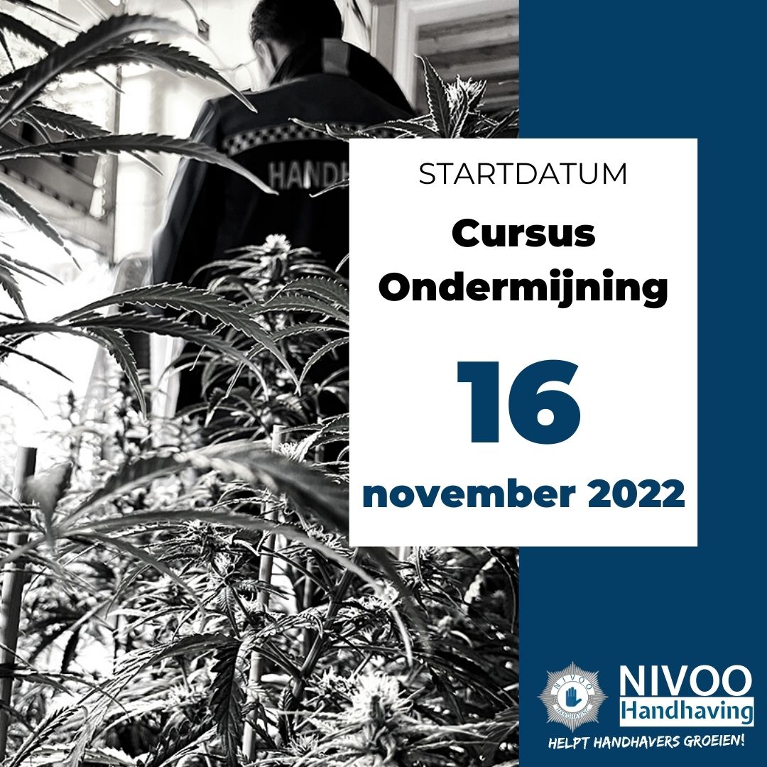 Zet hem in je agenda, 16 november Cursus Ondermijning nivoo.nl/opleiding/onde… #BOA #handhaving #ondermijning #gemeente #samenwerking #criminaliteit