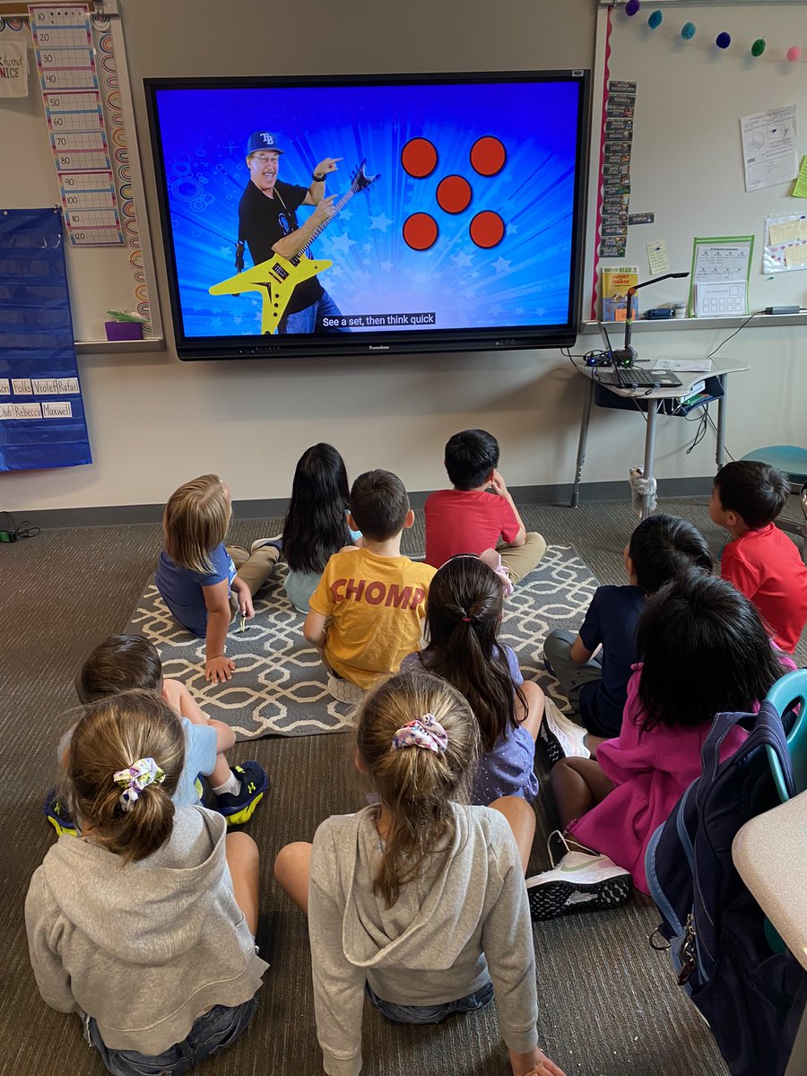 Lots of stations to practice subitizing last week in math! <a href="/CFISDWells/">Wells Elementary</a>