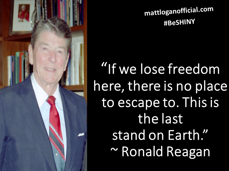 mattloganspeaks's tweet photo. Stay SHINY
#Strong
#Hope
#Influential
#Necessary
#You
#beshiny #stayshiny
#courageovercomfort
#mattloganofficial #mattlogan
#quoteoftheday #RonaldReagan https://t.co/6hnUF3bYH1