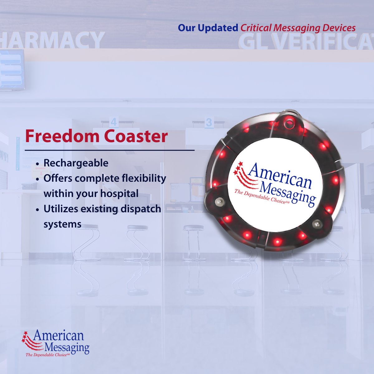 amsmsg's tweet photo. Ensure your pages are secure with our Alphanumeric Elite Pager. With device encryption to protect your messages from unauthorized access and an added security feature that requires the use of a passcode prior to reading your message. @CMA_wld
#CodePager #AmericanMessaging https://t.co/qAHYBWzAsS