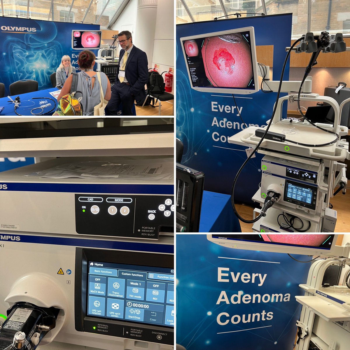 Good to be out meeting our customers during this years <a href="/AEMLondon/">Edward J. Despott</a>. Attending? Pop along to the <a href="/OlympusMedUKIE/">Olympus Medical UKIE</a> stand to find out more about the hot topics being discussed, such as #AI and find out how #OlympusEndoAid can support you during colonoscopy.