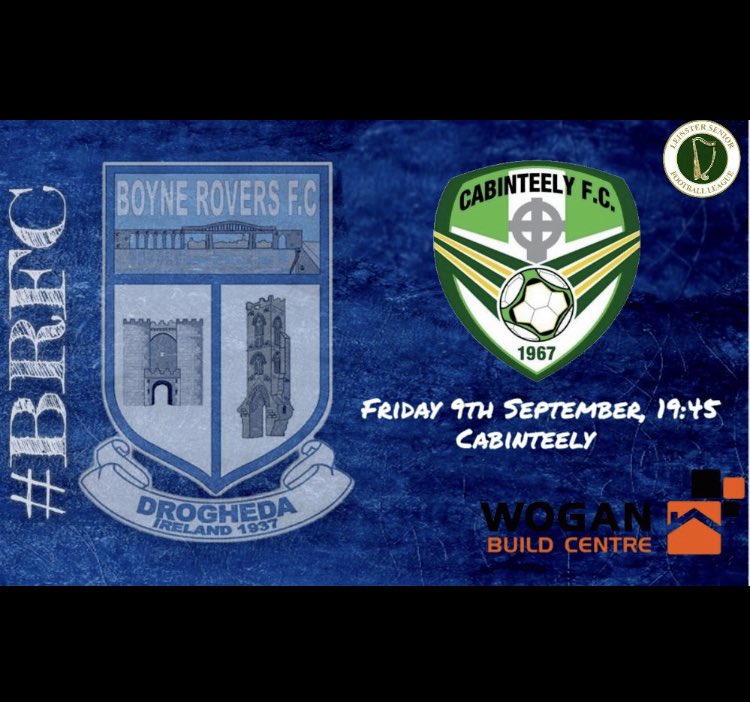 BoyneRovers's tweet photo. Second match of the season this Friday away to @Cabinteely_FC ⚽️ 
The lads will look to build on last weeks result and pick up another 3 points 💪🏼🔵⚪️ #BRFC @LSLLeague https://t.co/stwoKETbp0