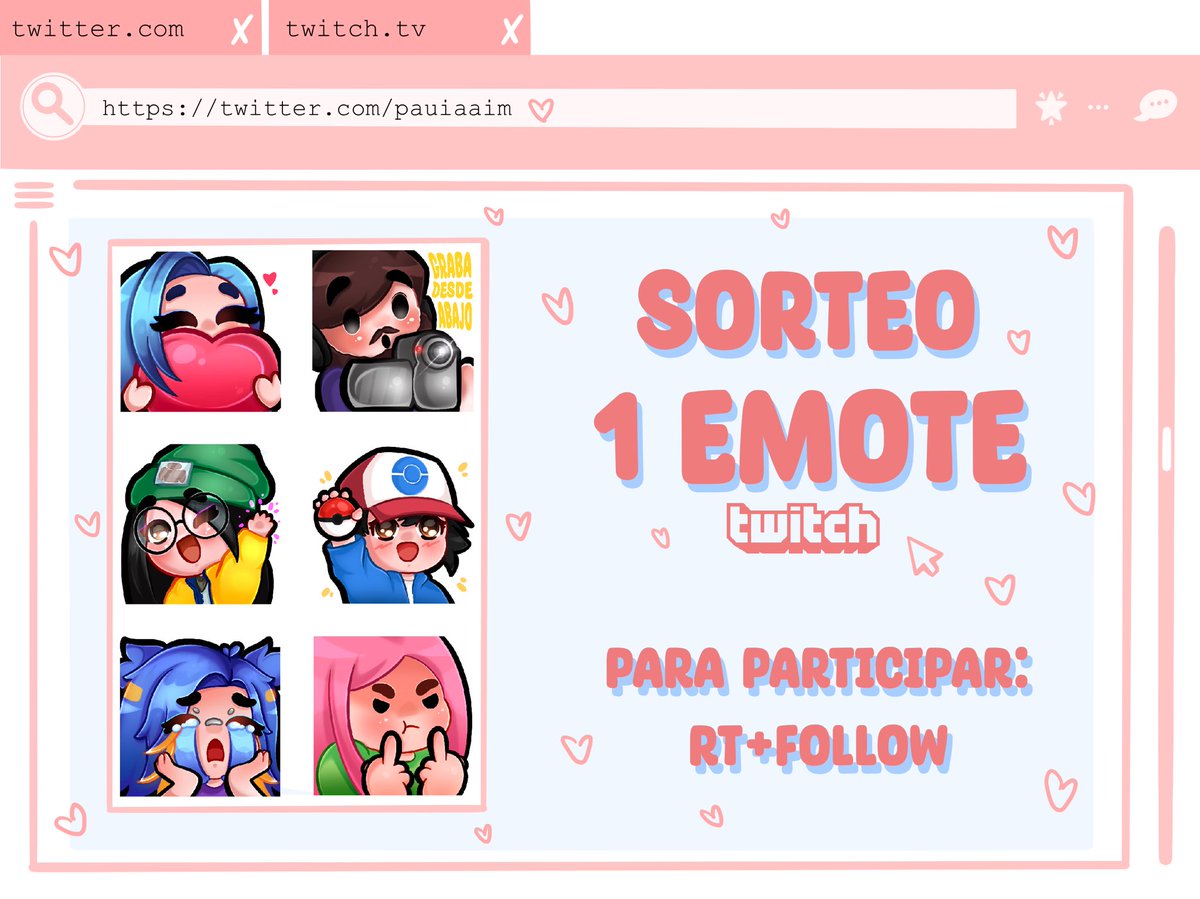 paulalm's tweet photo. 🌷SORTEO🌷

doy un emote gratis entre todas las personas que le den rt a este twit y me sigan💜

si el ganador/a no tiene twitch puedo hacerle una foto de perfil para twitter o algo parecido👍🏻

mucha suerte y gracias! https://t.co/S05LQCsifO