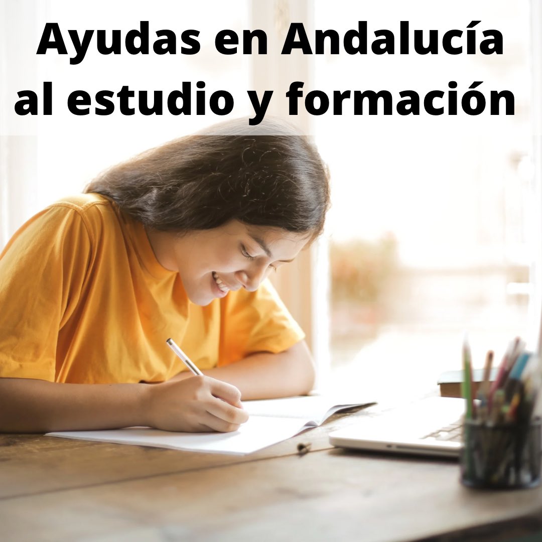 ℹ Infórmate de las ayudas en #Andalucía al estudio y formación ⤵️

✅ Bonificación del 99% de cada crédito aprobado en primera matrícula universitaria
✅ Ayudas complementarias para Becas Erasmus
✅ Acreditación de idiomas B1 o superior, entre otras.

🔗 lajunta.es/3sl5h
