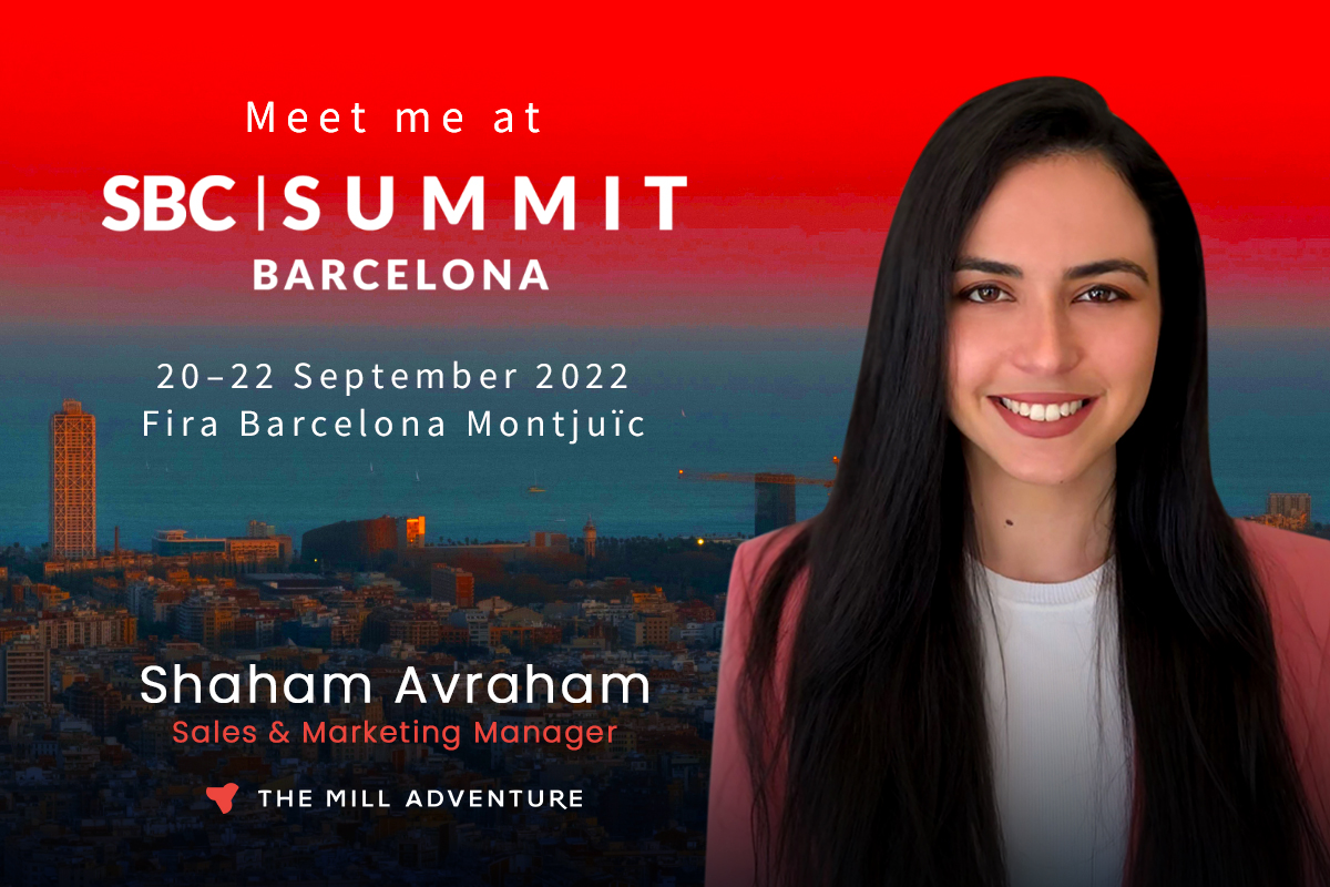 MillAdventure's tweet photo. Connect with our Head of Risk, Fraud &amp; Payments, Bianca Costa, Head of Gaming Bjørnar Heggernes, and Sales &amp; Marketing Manager Shaham Avraham at the #SBCSummitBarcelona! 

Set up a meeting: sales@themill.io. 

@SBCGAMINGNEWS 

#TheMillAdventure #iGaming #SBCEvents https://t.co/i1pR1ENRlI