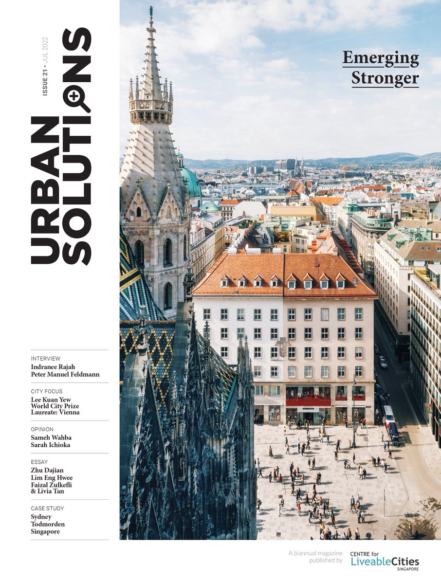 The_CLC_SG's tweet photo. How can cities create sustainable futures fast enough while emerging stronger in the process? The latest issue of Urban Solutions, launched at the World Cities Summit 2022, explores the vision of a stronger and sustainable future: https://t.co/oPBV63gy9y
#CLCSG https://t.co/iKqSYhVtTY