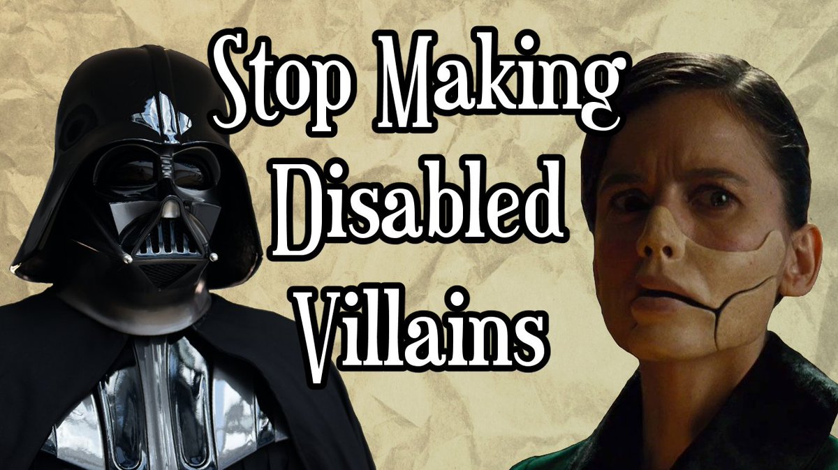 Since I keep getting questions about it, I figured it was time to make a video specifically about disabled villains.
youtube.com/watch?v=1OOGAS…