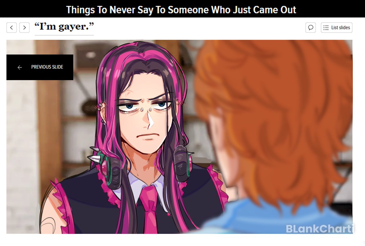BLankCharti's tweet photo. Things to never say to someone who just came out #royalehigh #royalehighart #rhart https://t.co/c0N6Rqm2rK