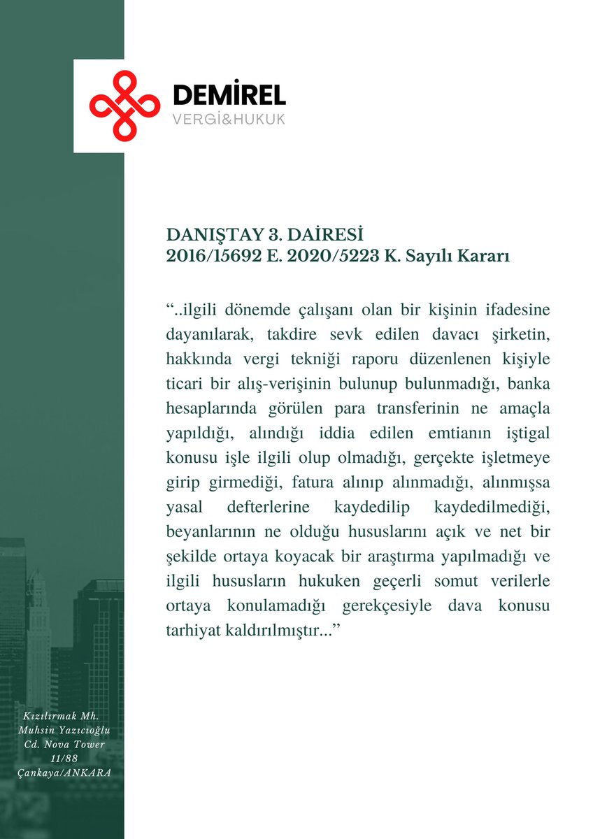 Detaylı araştırma yapılarak geçerli hukuki somut verilere ulaşılmadan sadece iligili dönemde çalışanın ifadesine dayalı salınan ceza hukuka aykırıdır. 

#vergi #vergihukuku #vergicezası