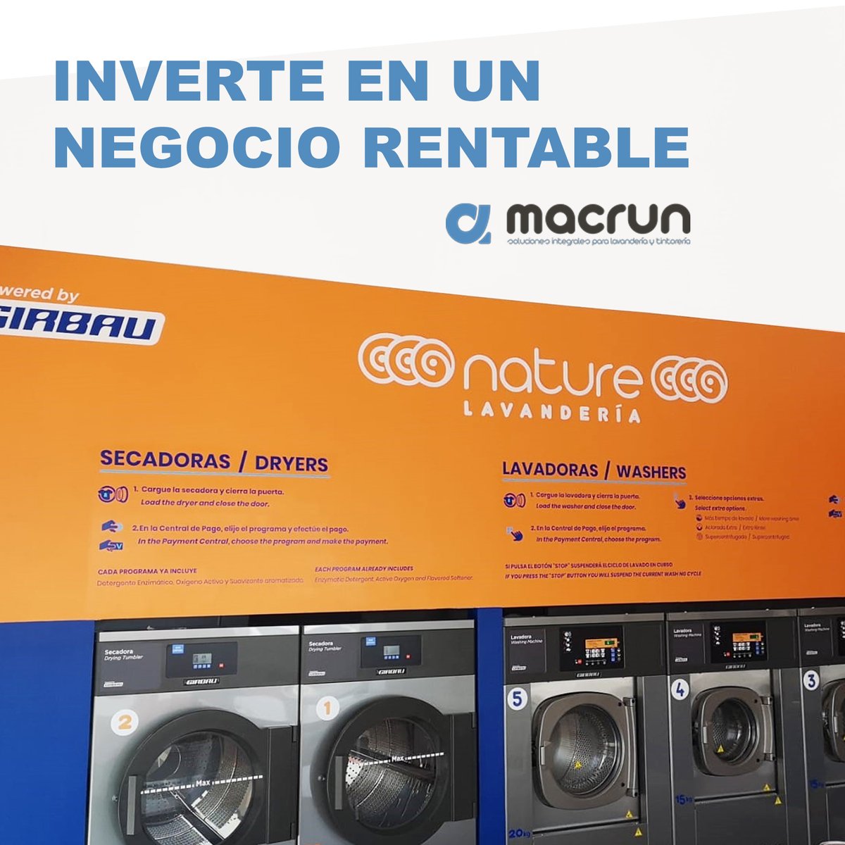 ¿Te atrae la idea de invertir en un proyecto de futuro? 👇🏼

Nature Lavandería es un negocio respaldado por las empresas líderes y la mejor red comercial del mercado.

Cuenta con la tecnología Girbau, que goza de tecnología fiable y sostenible💧

macrun.es/abrir-una-lava…