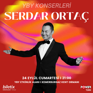 Biletix's tweet photo. ❤ Serdar Ortaç, 24 Eylül'de YBY Etkinlik Alanı'nda! 
Biletler: https://t.co/Mr0I4sHAHq https://t.co/vCjkpSu8Ra