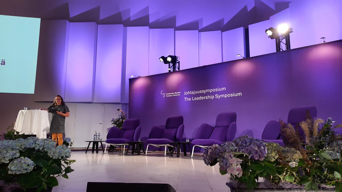SamuliPekkola's tweet photo. Soon on stage @Johtajuussympo1 @MAB_TampereUni @Noviresearch @TampereUni https://t.co/AnzyjHtFhw