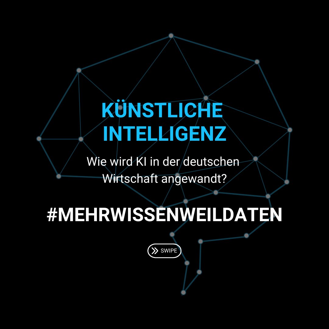 performanceone_'s tweet image. Wie wird künstliche Intelligenz in der deutschen Wirtschaft angewandt? 🤔
Es wurde deutlich, dass Künstliche Intelligenz nur in lediglich 5 % des deutschen Unternehmens zum Einsatz kommt und fast die Hälfte des Unternehmens hält künstliche Intelligenz für nicht relevant!