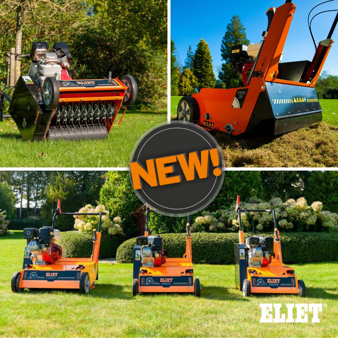 The summer drought has taken its toll. It is high time to remove all the dead organic matter from the lawn.
Our new selfproppeled scarifiers 𝗘 𝗭𝗥 are perfectly suited for this task! 
Please visit our website for more information: biturl.top/qimQva
#eliet #lawncare