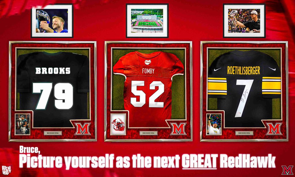Appreciate the love 🔴⚪️
<a href="/Martin_Miami_HC/">Chuck Martin</a> @RedHawksRecruit
<a href="/MiamiOHFootball/">Miami Football</a> #redhot24
