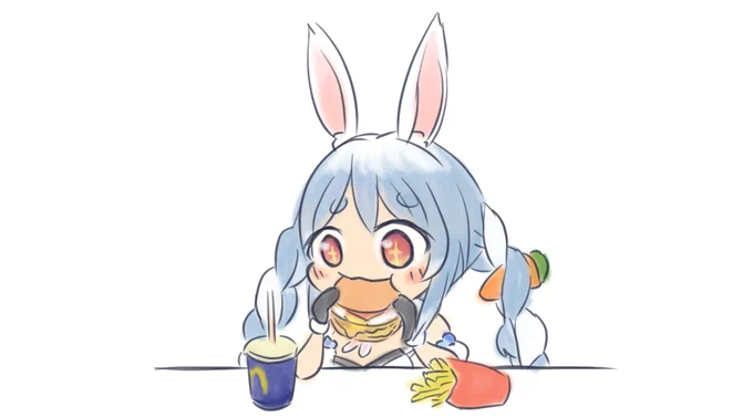 月見過去絵いつの間にか1年経ってた! #ぺこらーと 