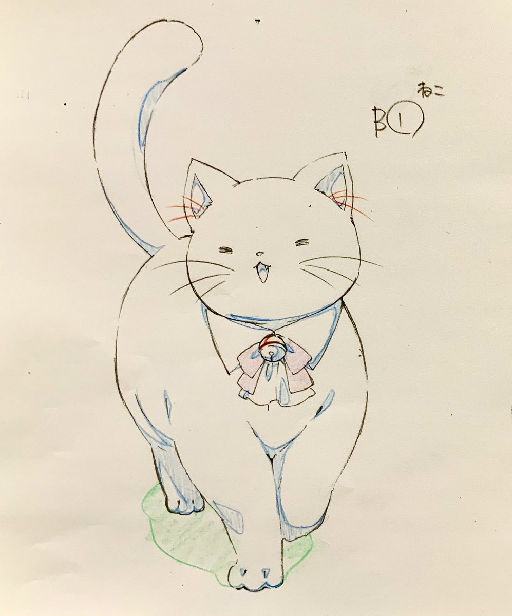 「ごきげんしっぽな黒猫 」|矢野茜🐈‍⬛のイラスト