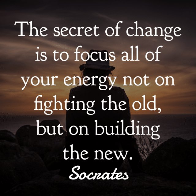 melia_larose's tweet photo. Change is inevitable in this life. How we react is the only choice we have.

Let us embrace it and remain forward focused always and in all ways!

 #change #react #forward #focus #choices #socrates https://t.co/t8yFKJMQZx