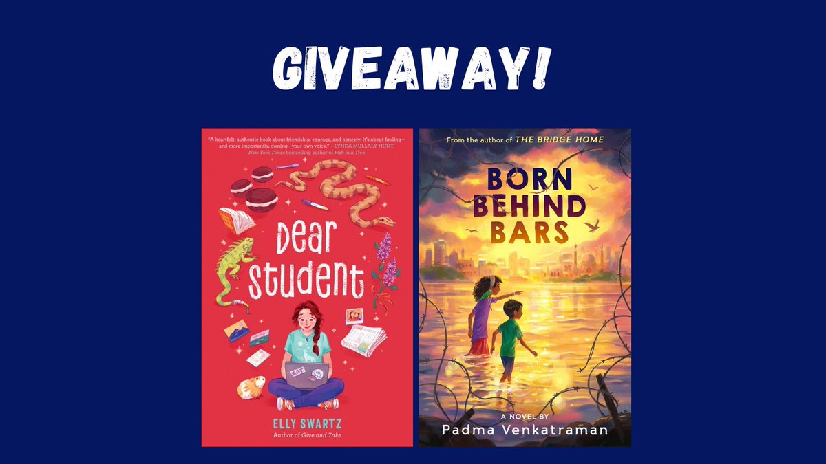#Giveaway of my latest novel and a heartfelt and heartwarming <a href="/parentsmagazine/">Parents Magazine</a> pick by <a href="/ellyswartz/">elly swartz</a> that carries blurbs from me &amp; #NYTbestselling author <a href="/LynMullalyHunt/">Lynda Mullaly Hunt 🗣⛈💦//🐟🌳</a> 

Follow us &amp; RT by noon EST on Saturday 10th for a chance to win 

#GiveawayAlert #mglit #kidlit #BookGiveaway