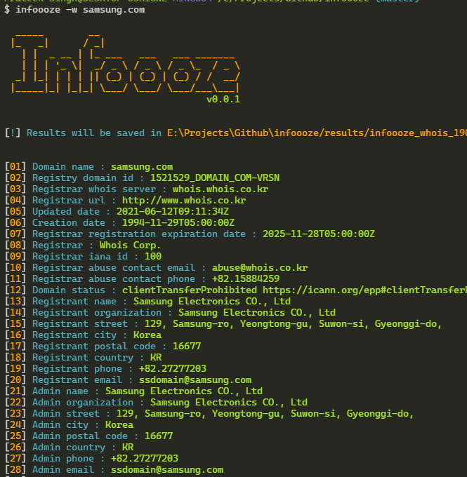 NationalCyberS1's tweet photo. Infoooze:- An Open-source intelligence (OSINT) tool in NodeJs.

Link: https://t.co/tjVgyICJF8

#hacking #bugbountytips #informationsecurity #cybersecurity #infosec #cybersecuritytips #Ethicalhacking #Pentesting 

https://t.co/uJj502OabP
+918016167754
root@ncybersecurity.com https://t.co/bcUGFYq76M