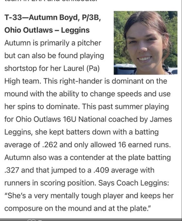 The05Thing's tweet photo. A couple of our @The05Thing ladies @avamckee00 and @autumnboyd2024 drawing some national attention from @ExtraInningSB Thank You @Los_Stuff and @BrenttEads for the recognition!! Great Job Ladies!! 🥎💪🏻☠️
@theohiooutlaws https://t.co/nTHjN3MWL1