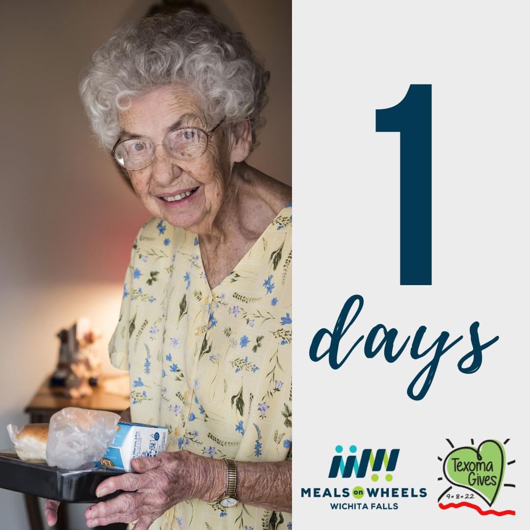 ONE DAY! Early giving is still open!!

Please help us meet our goal by donating on-line NOW through September 8th!

View our giving profile here:
texomagives.org/organizations/…