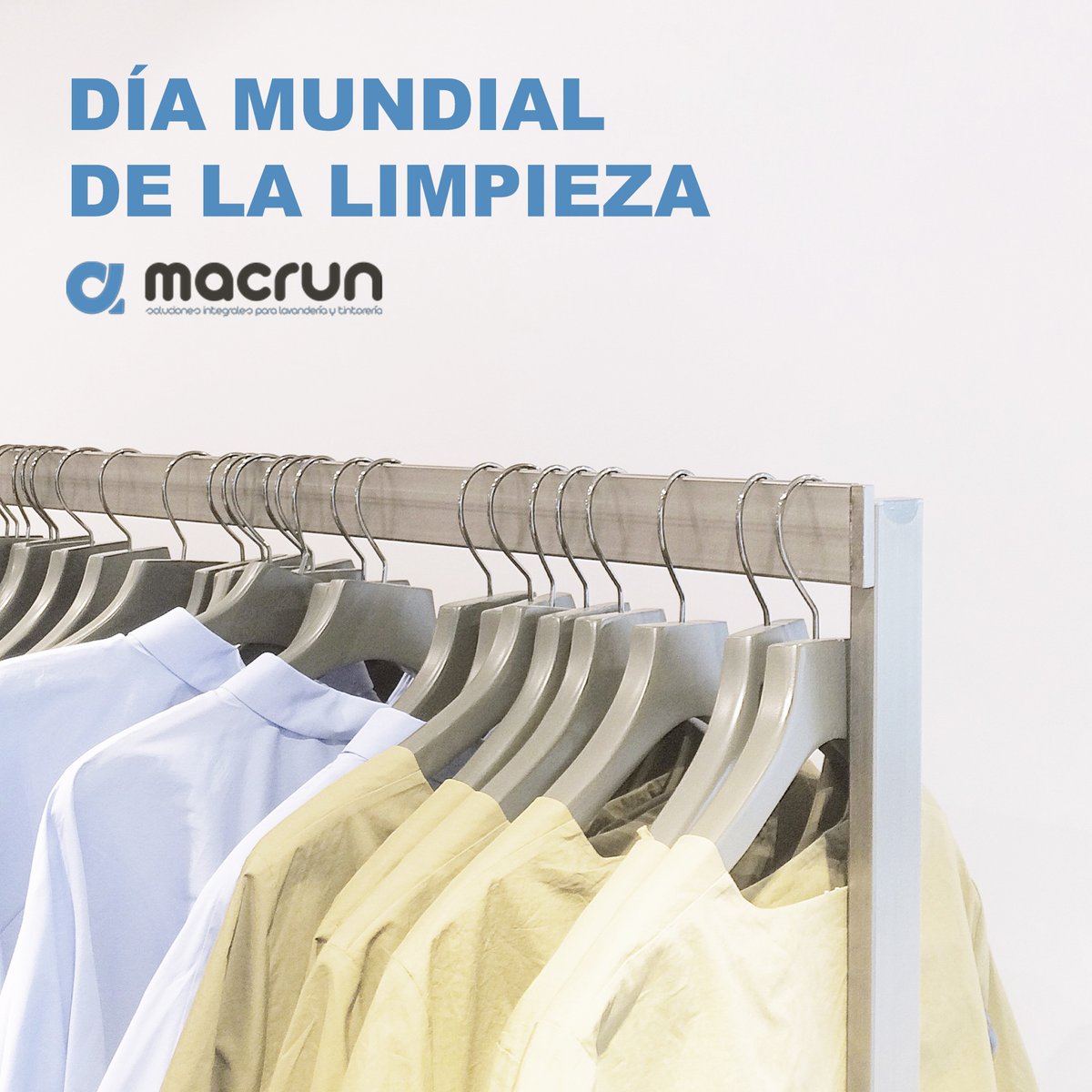 Hoy es el Día Mundial de la Limpieza, ¿estabas al tanto? 🎂

En Macrun lo celebramos porque hemos dedicado nuestra vida a facilitar la limpieza, secado y planchado de tu ropa.

¡Por muchos años más haciendo la colada juntos!👨‍👨‍👧