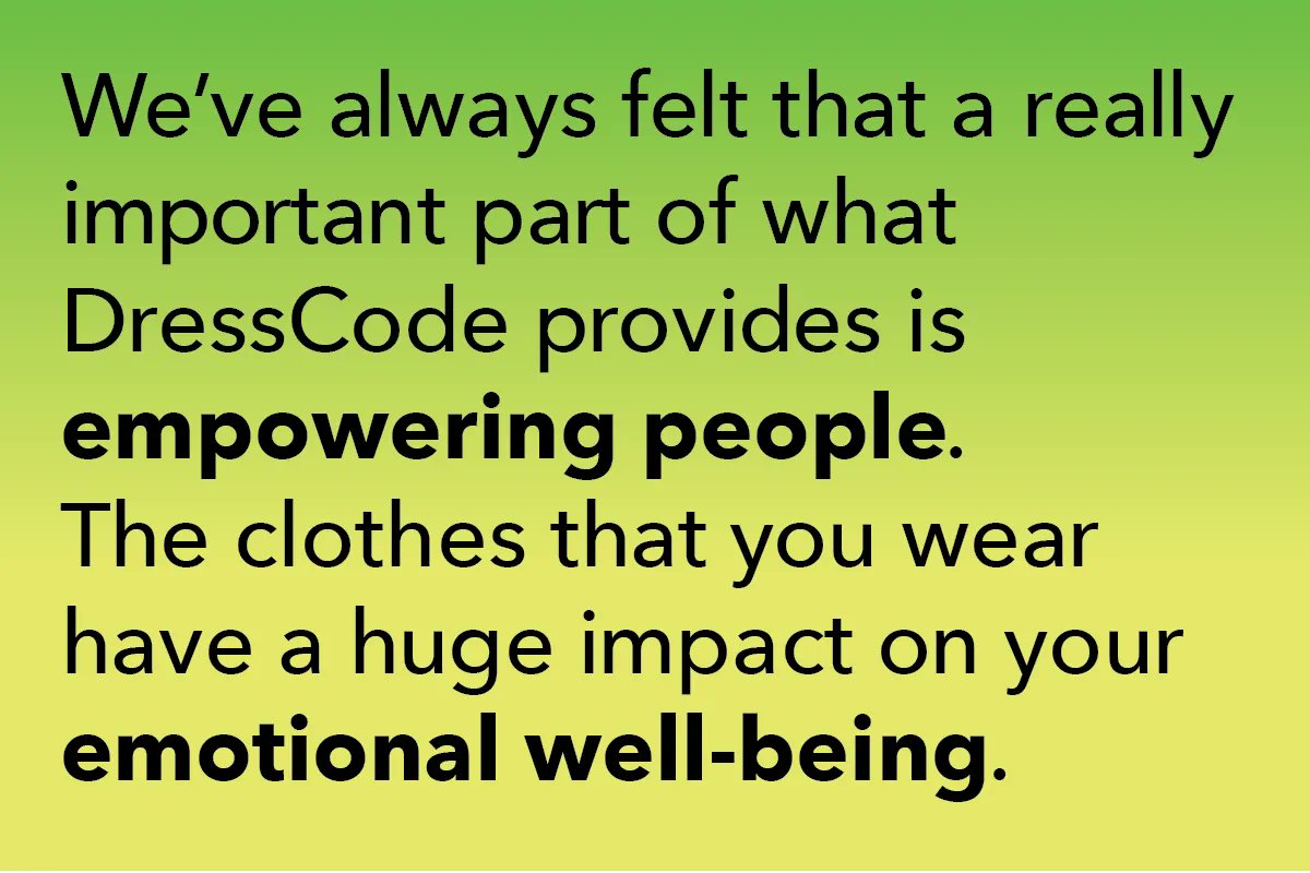dresscodeshirts's tweet photo. We’ve always felt that a reallyimportant part of whatDressCode provides isempowering people. The clothes that you wearhave a huge impact on youremotional well-being. More details in this blog - https://t.co/GR9Yb1HkaG
#BeingYourBestSelf #PayingBack #empowerment #feelgood https://t.co/xeLv9qEXGe