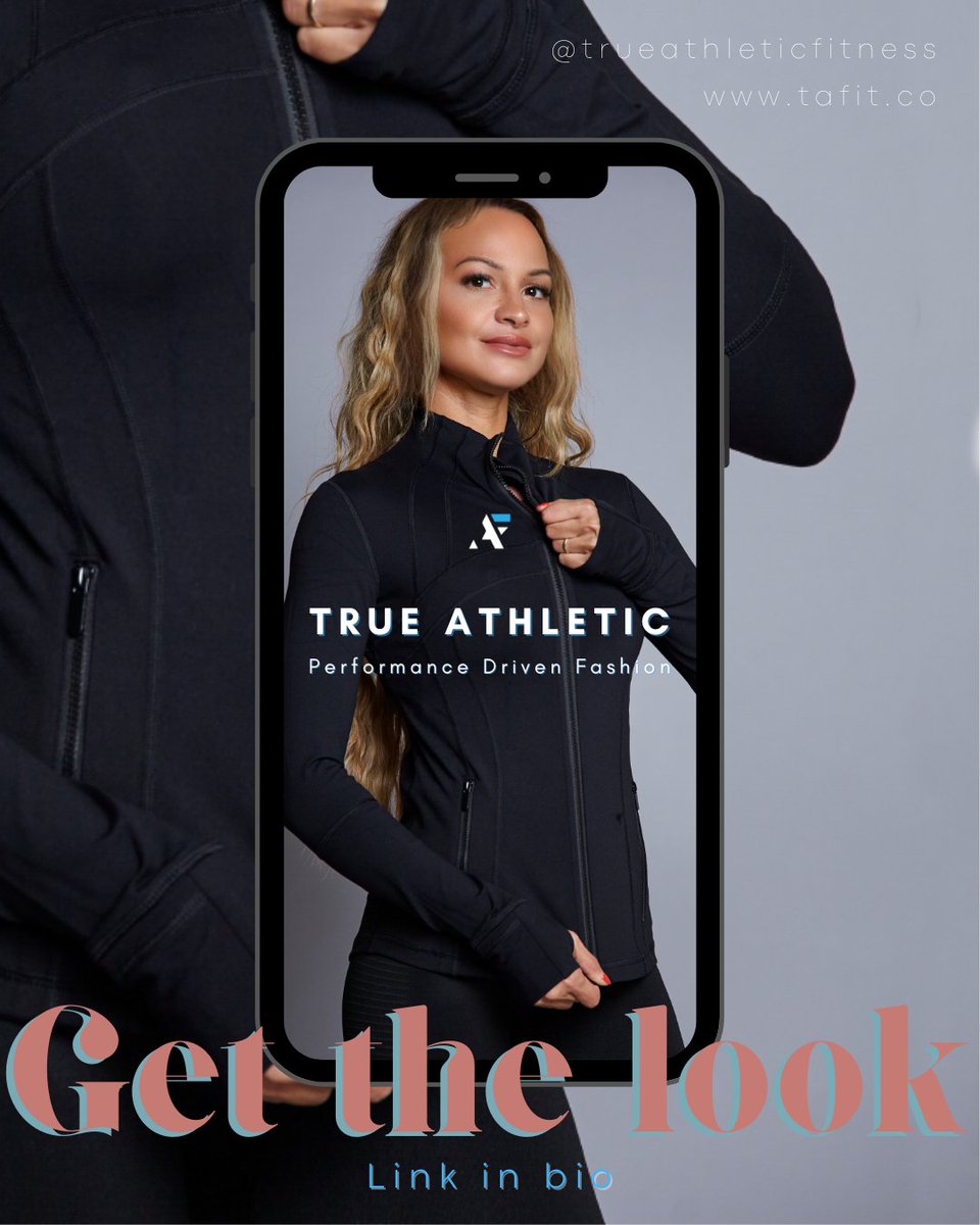 TruAthFit's tweet photo. 🍂 🌧️ We have all seen a taste of autumn...Get our resilience jacket to complete any look. Gym, yoga, run, walk, rain or shine; it's got you covered.
#fitnessclothing #performance #ladiesjacket #fitnessclothing #outdoorwear #autumgym https://t.co/1Ys2QjLqjg